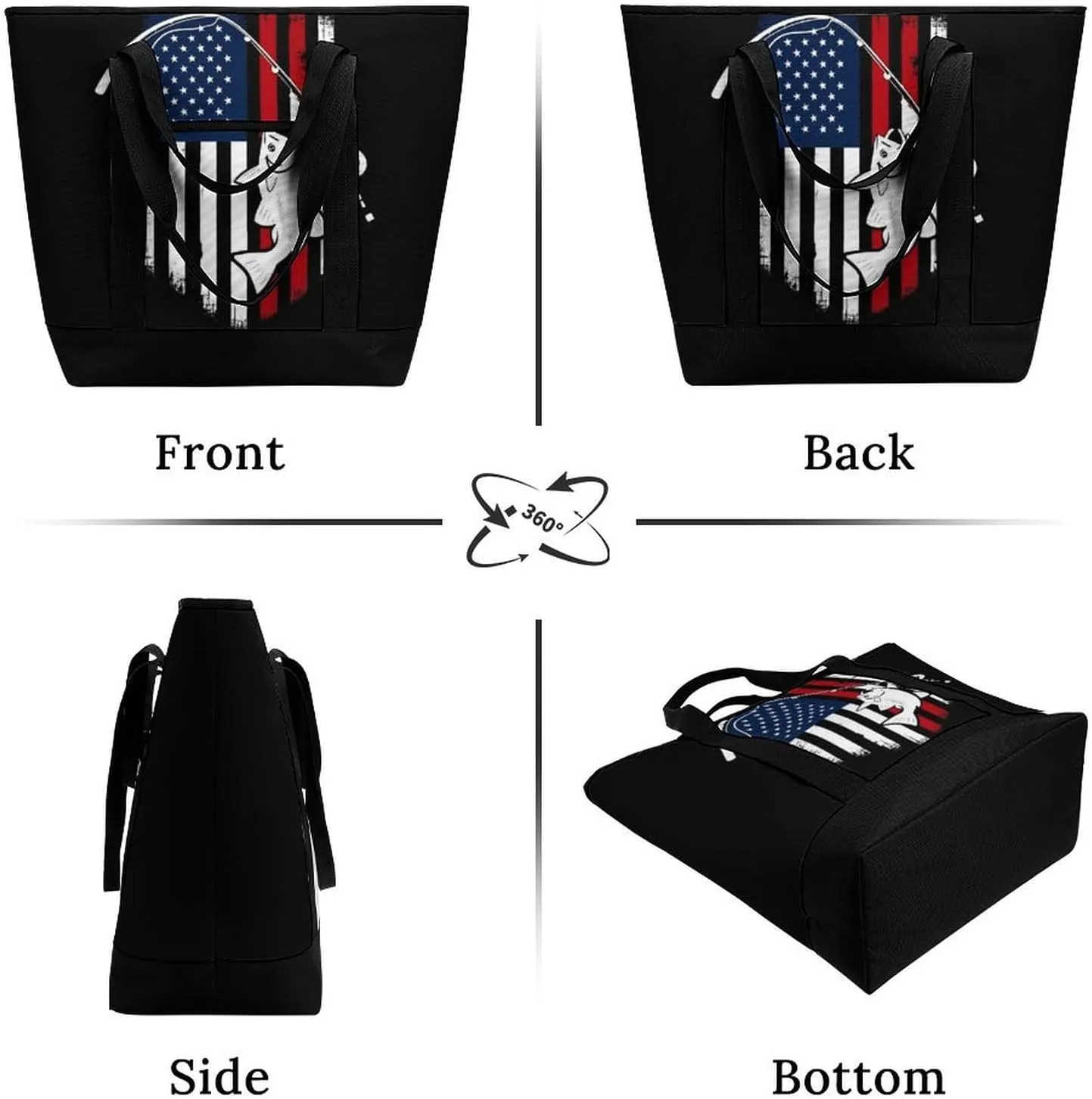 Large Thermal Shopping Tote Bag Travel Friendly Fashion Handbag Commuter Bag