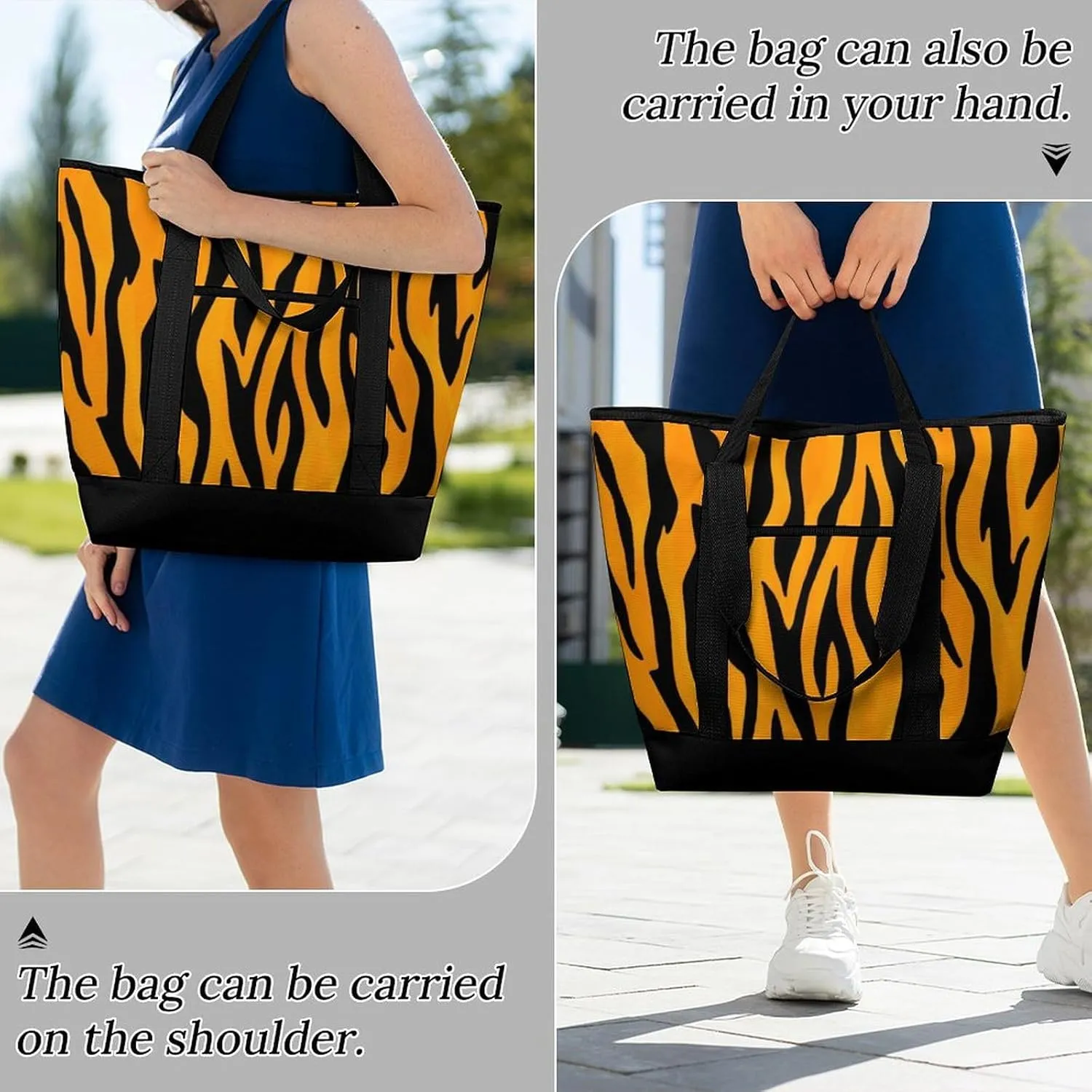 Large Thermal Shopping Tote Bag Travel Friendly Fashion Handbag Commuter Bag