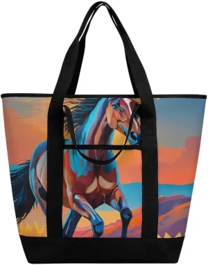 Large Thermal Shopping Tote Bag Travel Friendly Fashion Handbag Commuter Bag