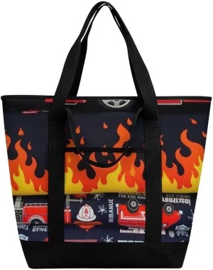 Large Thermal Shopping Tote Bag Travel Friendly Fashion Handbag Commuter Bag