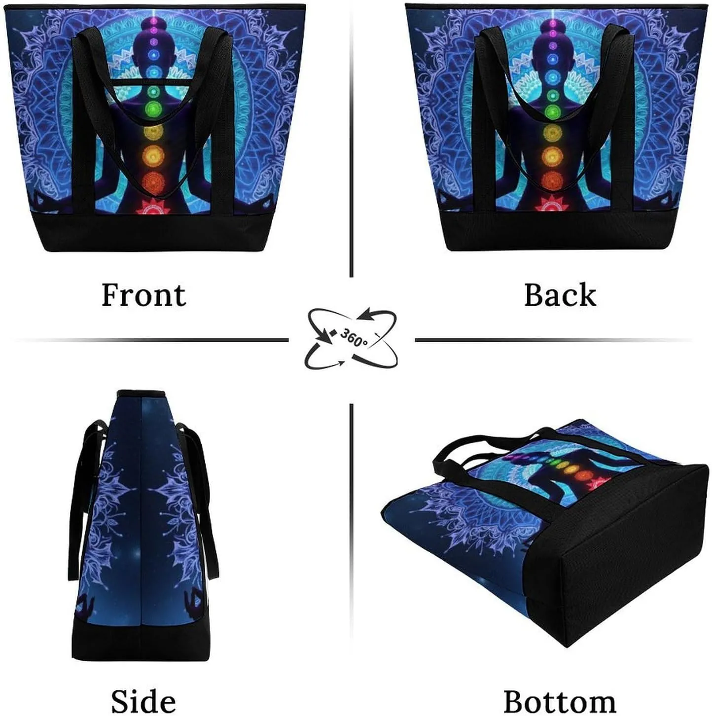 Large Thermal Shopping Tote Bag Travel Friendly Fashion Handbag Commuter Bag