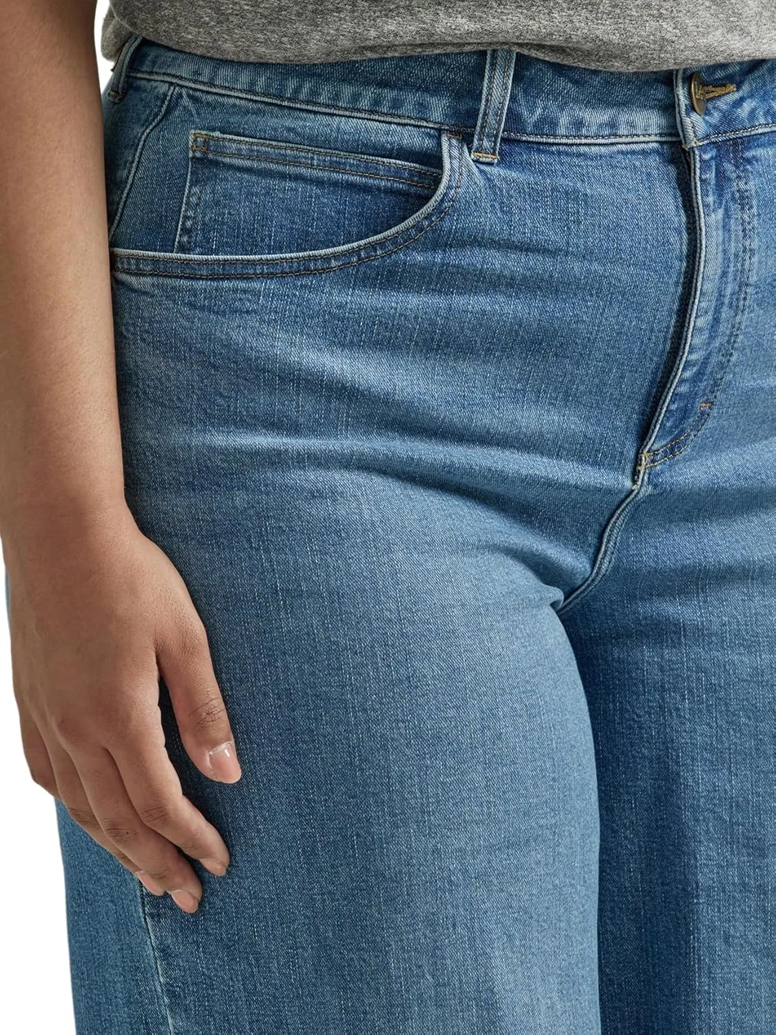 Lee Women's Plus Size Legendary High Rise Trouser Jean
