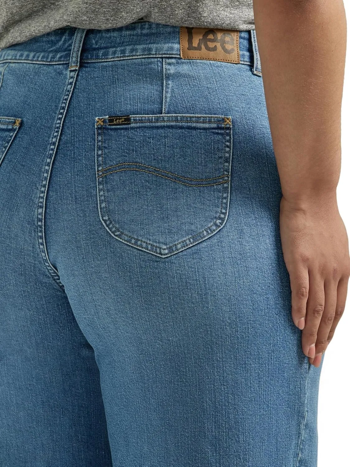 Lee Women's Plus Size Legendary High Rise Trouser Jean