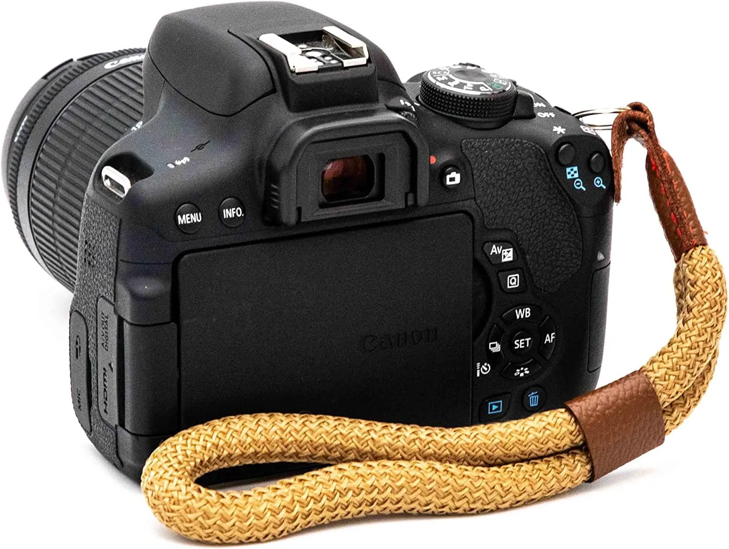 Legatus Wrist Camera Strap, Universal Camera Wrist Strap, Rope Strap, Minimalist Travel Camera Accessories, DSLR and SLR, Brown