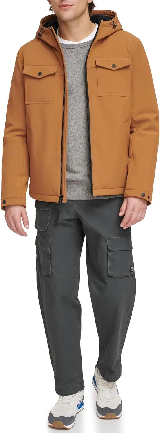 Levi's Men's Soft Shell Hooded Storm Coat (Regular & Big & Tall Sizes)