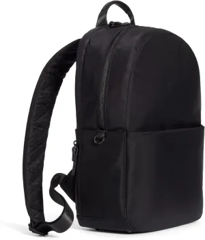 Lo & Sons Beacon Backpack - Chic Premium Travel Bag with 13" Laptop Compartment, Luggage Sleeve | Minimalist Bag for Women