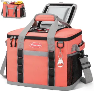 Maelstrom Soft Cooler Bag,Collapsible Soft Sided Cooler,24/30/60/75 Cans Beach Cooler,Ice Chest,Large Leakproof Camping Cooler,Portable Travel Cooler for Grocery Shopping,Camping,Road Trips