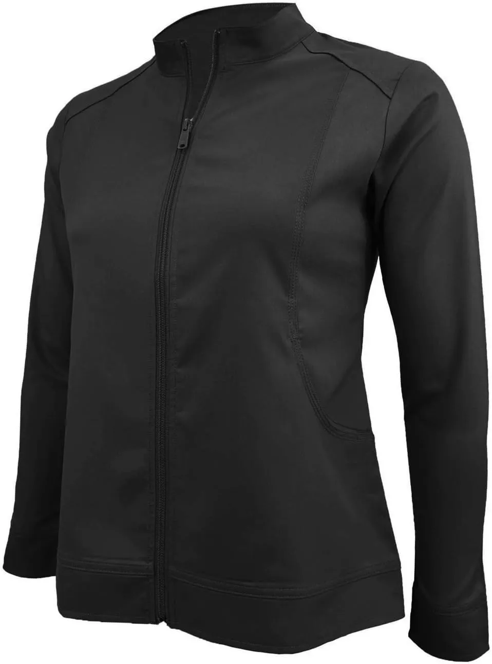 M&M SCRUBS Women's Ultra Soft Front Zip Warm-Up Scrub Jacket