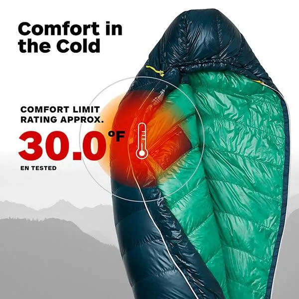 Marmot Phase 30 -1°C Ultralight 850 Fill Power Down Sleeping Bag - Regular Length