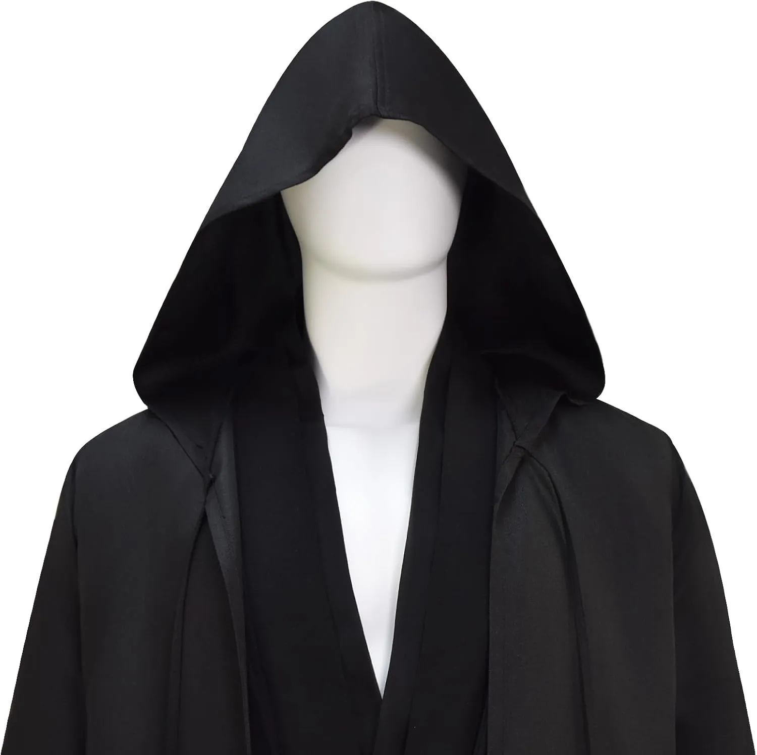 Men's Jedi Robe Costume Adult Halloween Tunic Hooded Robe Pants Uniform Anakin Outfits Cosplay Full Set