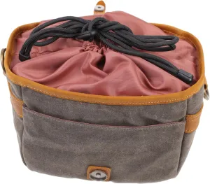 Mikikit Slr Camera Accessory Bag Canvas Camera Waist Bag Quick- for Dslr Travel-friendly