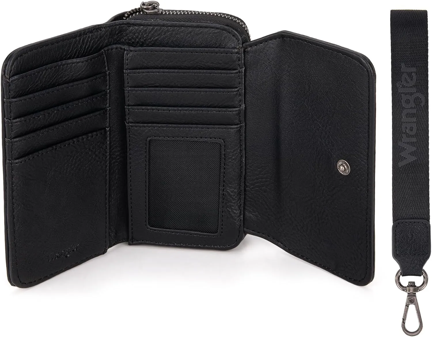 Montana West X Wrangler Wallet Purse for Women Minimalist Wristlet Wallet with RFID Blocking Credit Card Holder