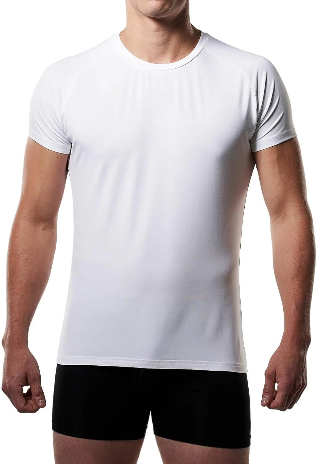 Mr. Davis Comort Fit Premium Bamboo Viscose Tailored Cut Crew Neck Men's Undershirt
