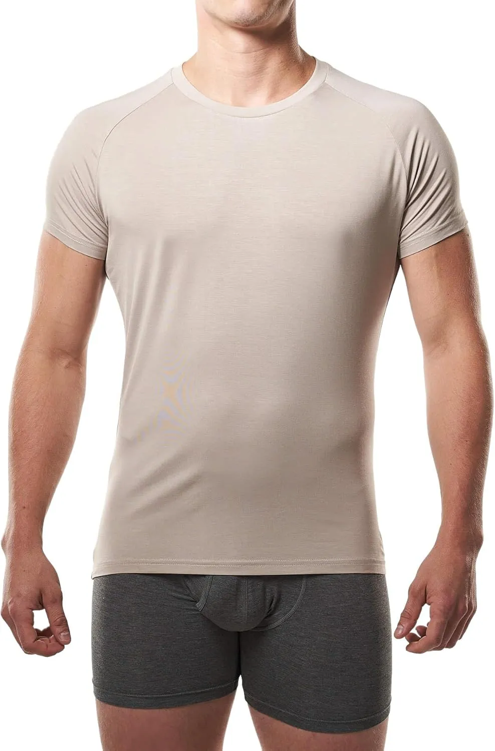 Mr. Davis Comort Fit Premium Bamboo Viscose Tailored Cut Crew Neck Men's Undershirt