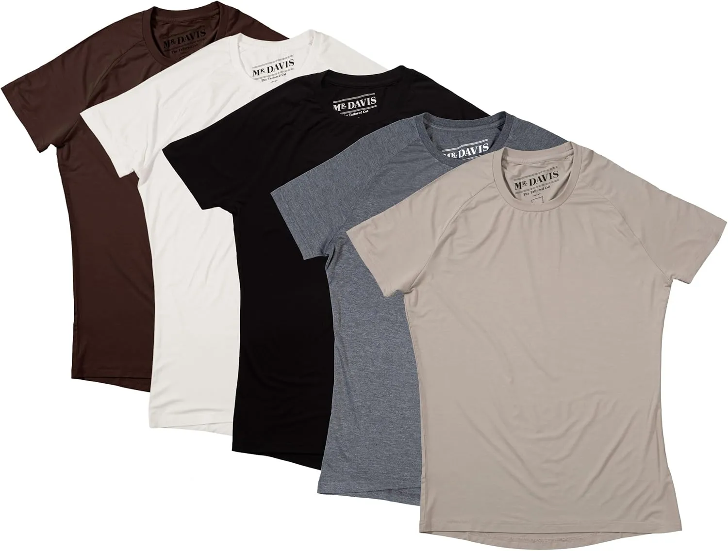 Mr. Davis Comort Fit Premium Bamboo Viscose Tailored Cut Crew Neck Men's Undershirt
