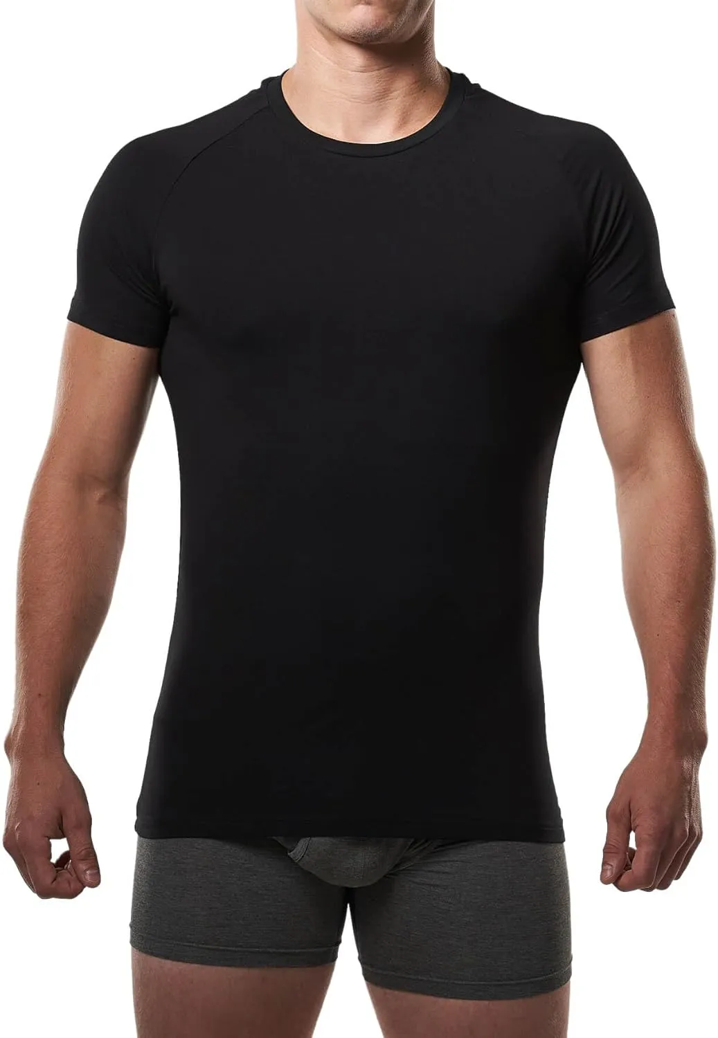 Mr. Davis Comort Fit Premium Bamboo Viscose Tailored Cut Crew Neck Men's Undershirt