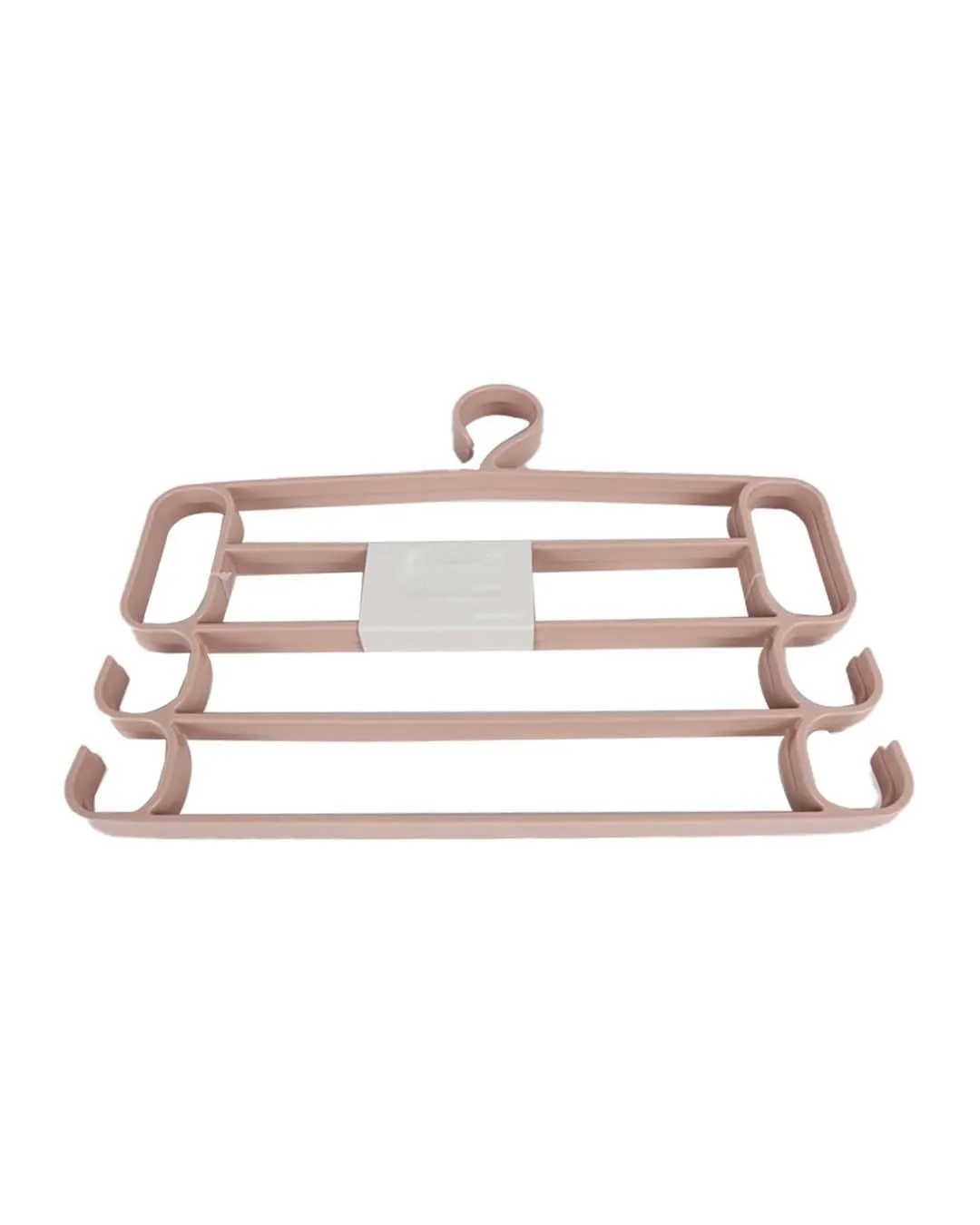 Multi-Level Hangers, Burgundy, Plastic, Set of 2