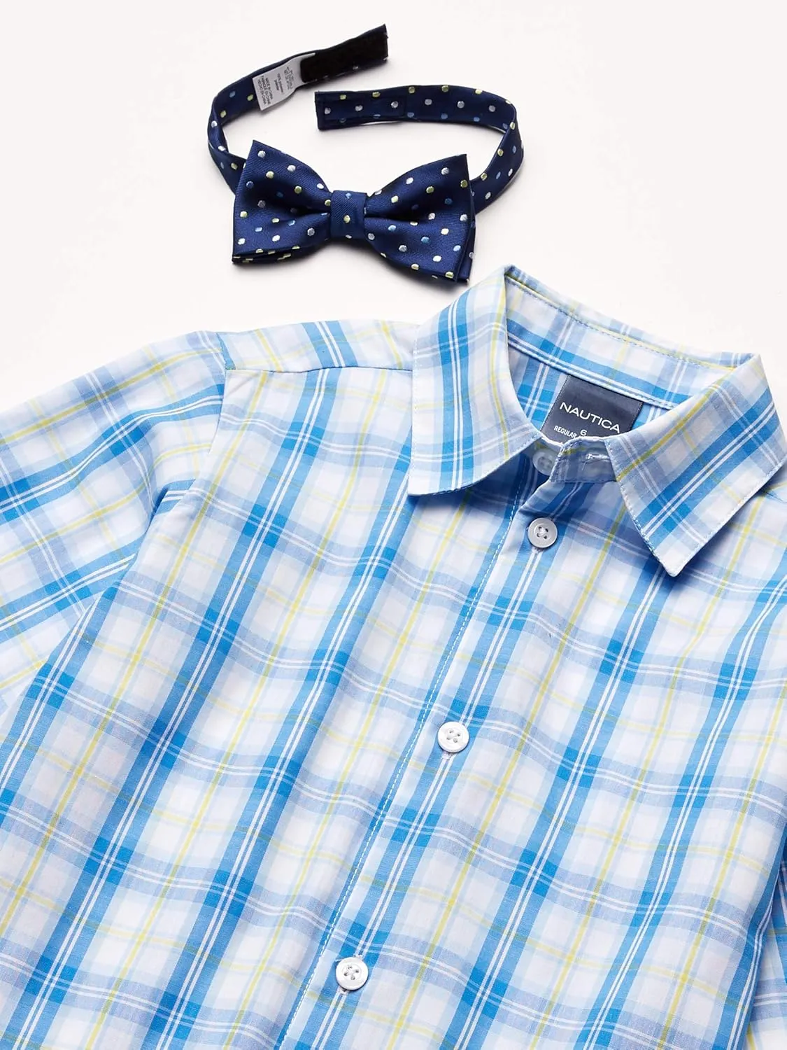 Nautica Boys' 4-Piece Legacy Formal Set, Includes Vest, Pants, Dress Shirt, and Tie