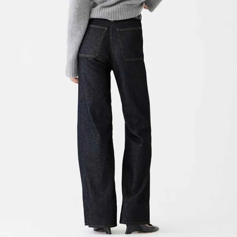 Oprah's Favorite - Tummy Control Sailor Wide Leg Trouser, Chiccurva Jeans, Wide Leg Cropped Denim Pants