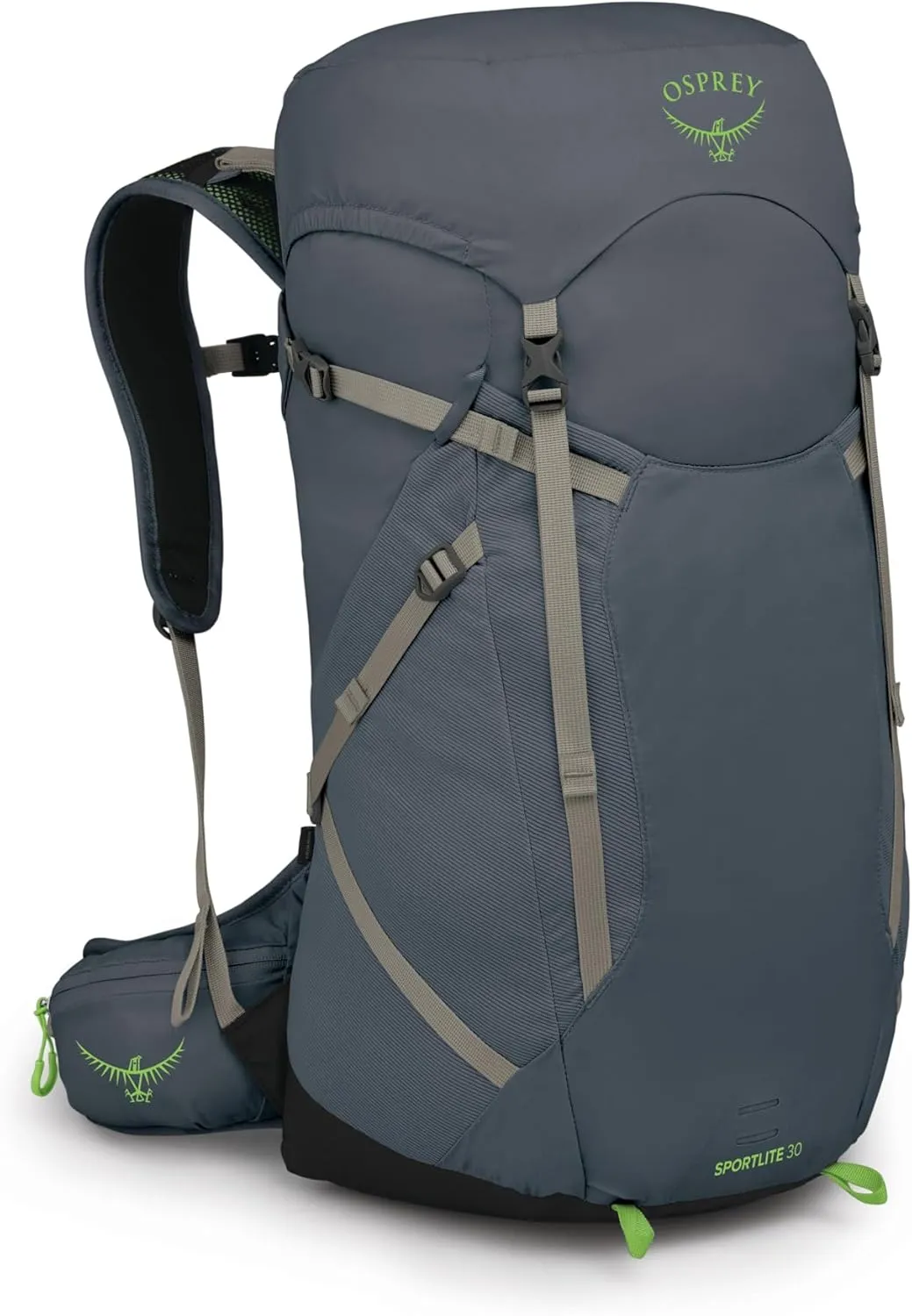 Osprey Sportlite 30L Unisex Lightweight Hiking Backpack, Tungsten/Grey Wolf, S/M