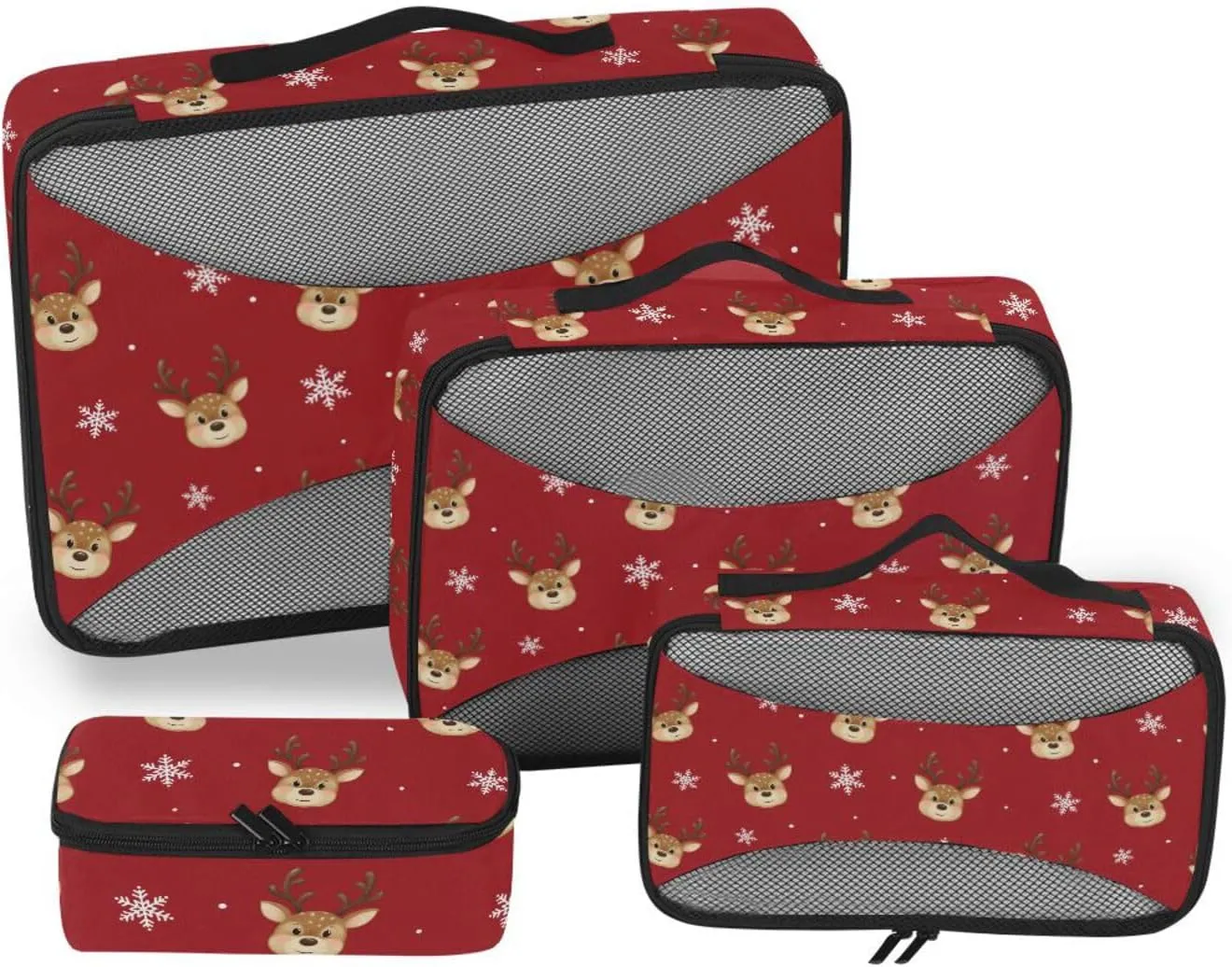 Packing Cubes 4 Set Luggage Organizer Travel Cubes for Packing Carry on Bag Oacking Cubes Christmas
