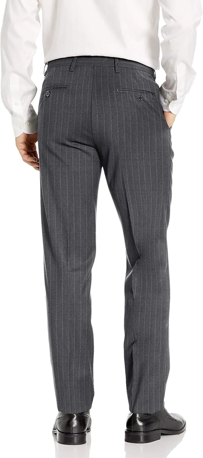 Palm Beach Men's High Twist Wool Suit Separate Flat Front Pants