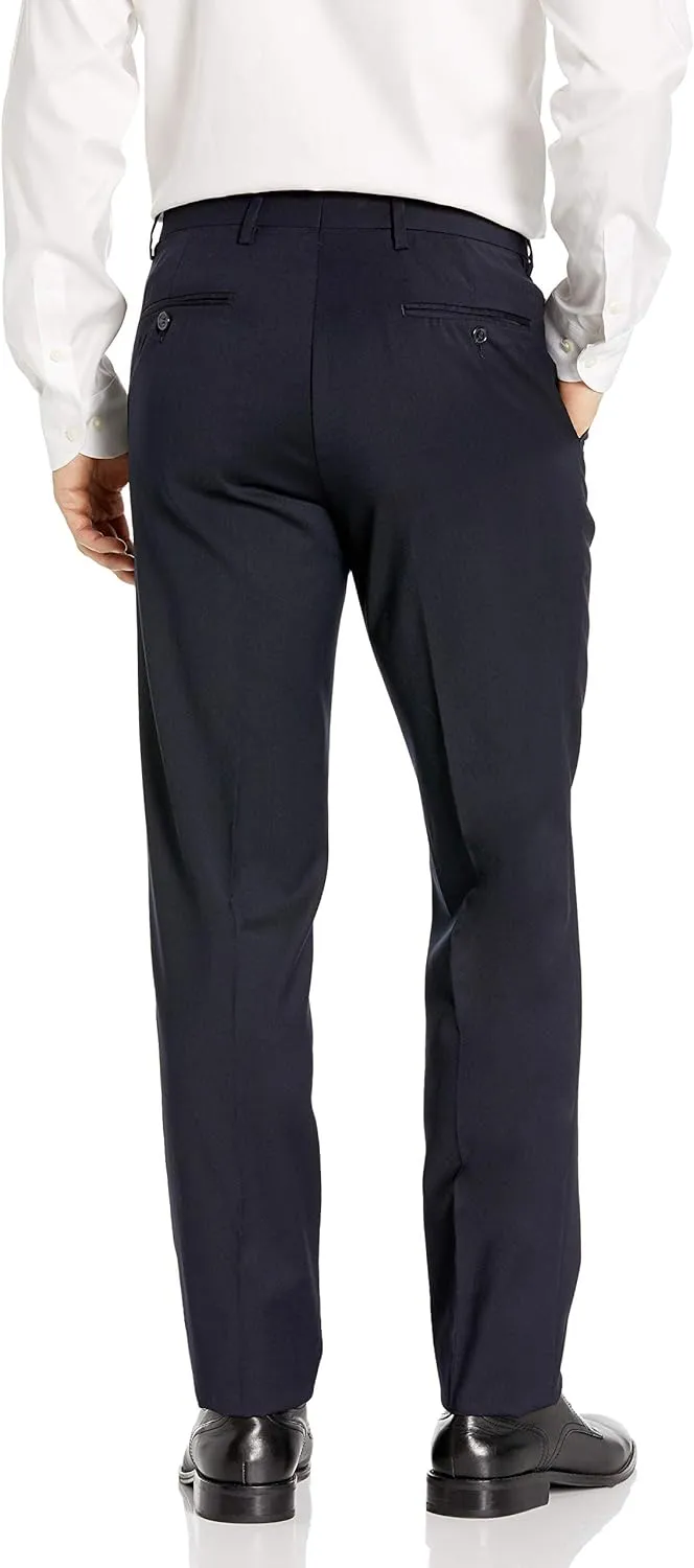 Palm Beach Men's High Twist Wool Suit Separate Flat Front Pants