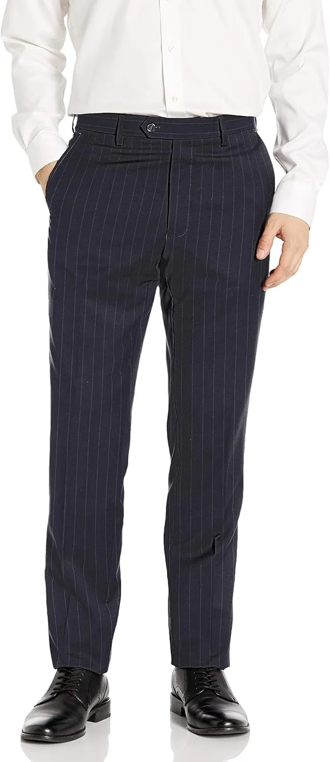 Palm Beach Men's High Twist Wool Suit Separate Flat Front Pants
