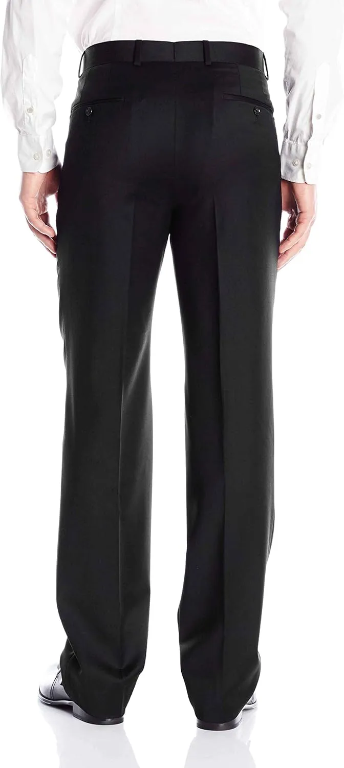 Palm Beach Men's High Twist Wool Suit Separate Flat Front Pants