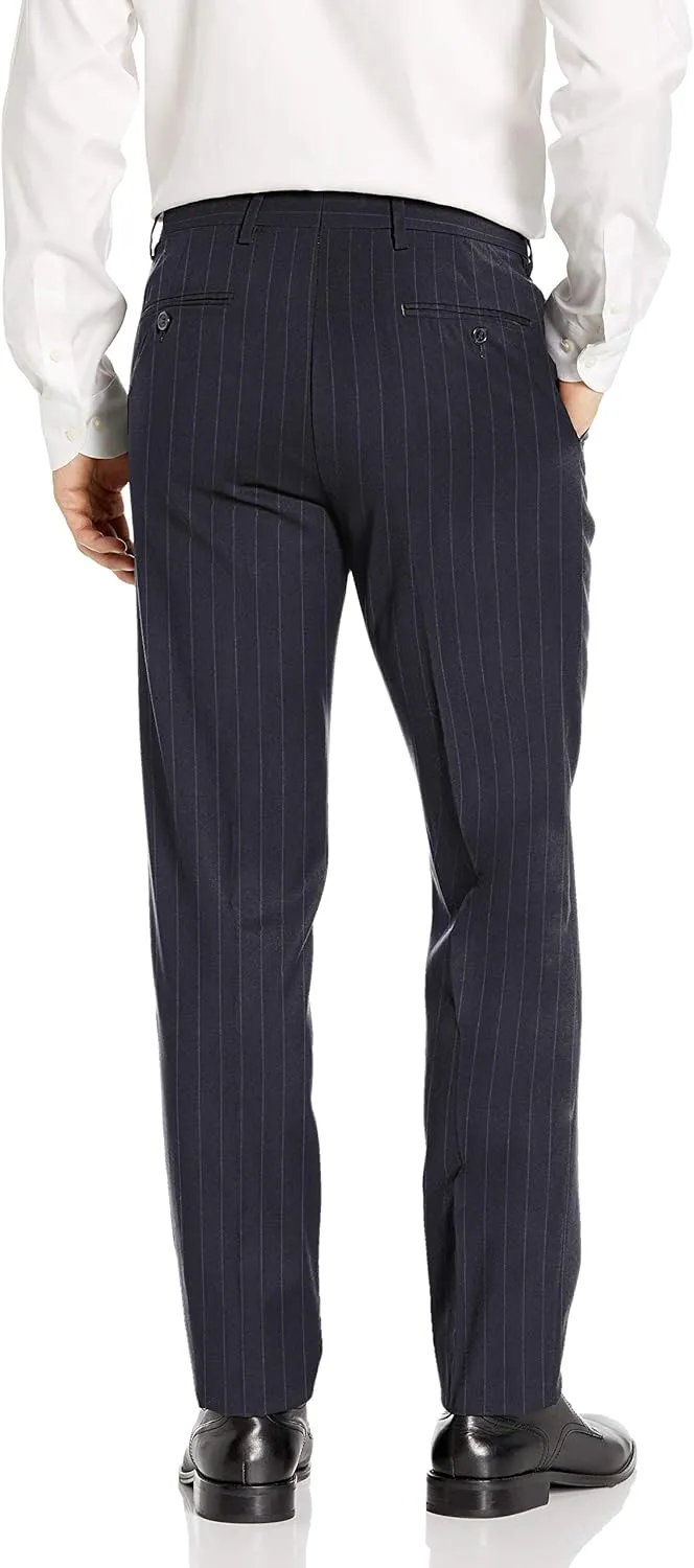 Palm Beach Men's High Twist Wool Suit Separate Flat Front Pants