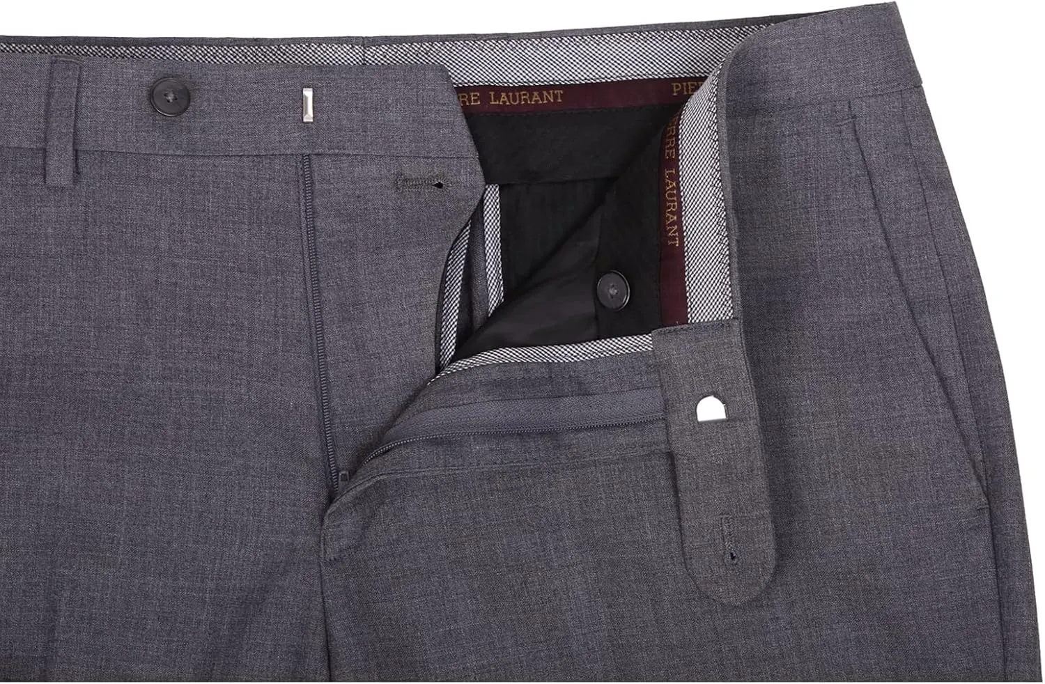 P&L Men's Suit Slim Fit 2 Piece for Business Wedding Prom Premium Jacket Blazer and Flat Pants Set