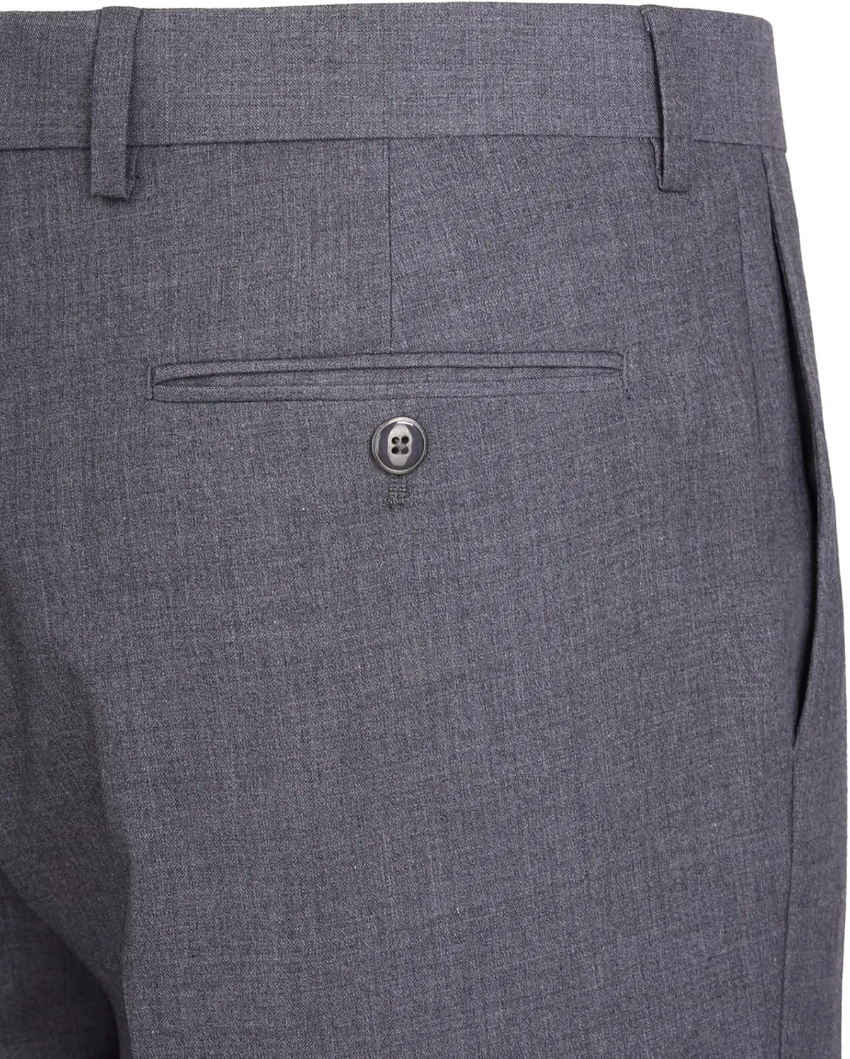 P&L Men's Suit Slim Fit 2 Piece for Business Wedding Prom Premium Jacket Blazer and Flat Pants Set
