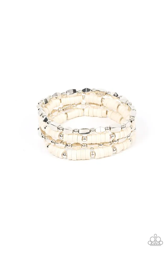 Paparazzi Bracelet ~ Anasazi Apothecary - White