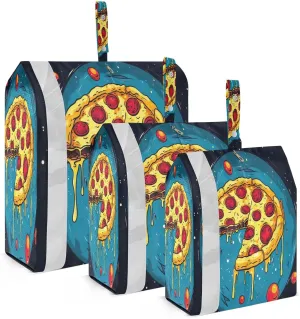 Pizza Planet Packing Cubes for Travel 3 Set Packing Travel Organizer Cubes Suitcase Organizer for Travel Compression