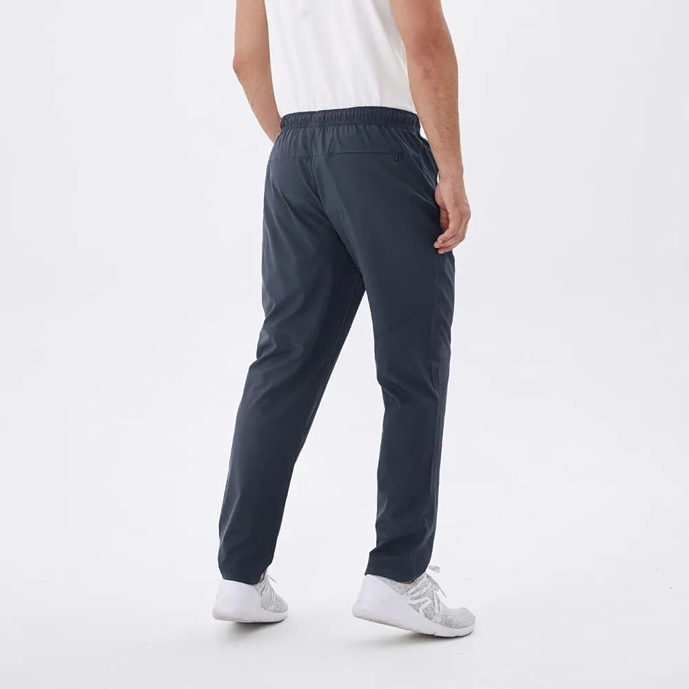 Rapoo Men's Lightweight Pants with Zipper Pockets Quick Dry Workout Athletic Travel Pants