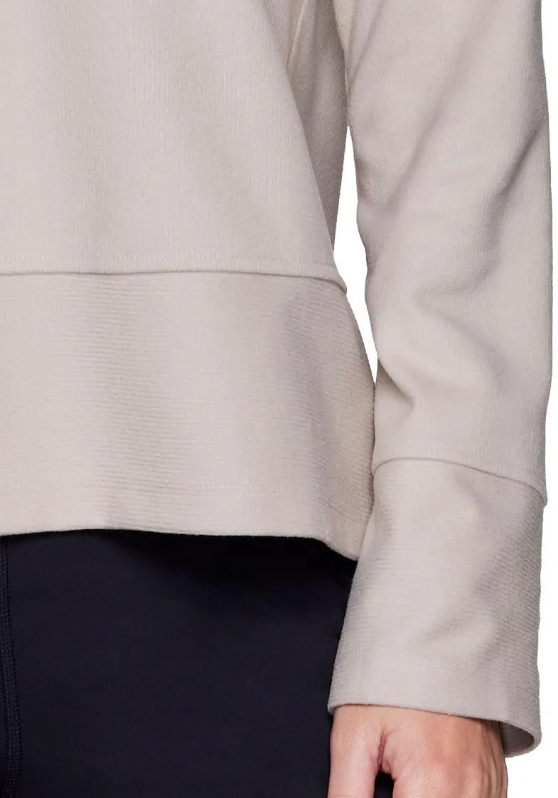 RBX Active Women's Lightweight Soft Plush Fleece Cowl Neck Pullover Sweatshirt