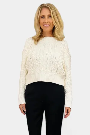 Rory Cotton Cable Knit Sweater