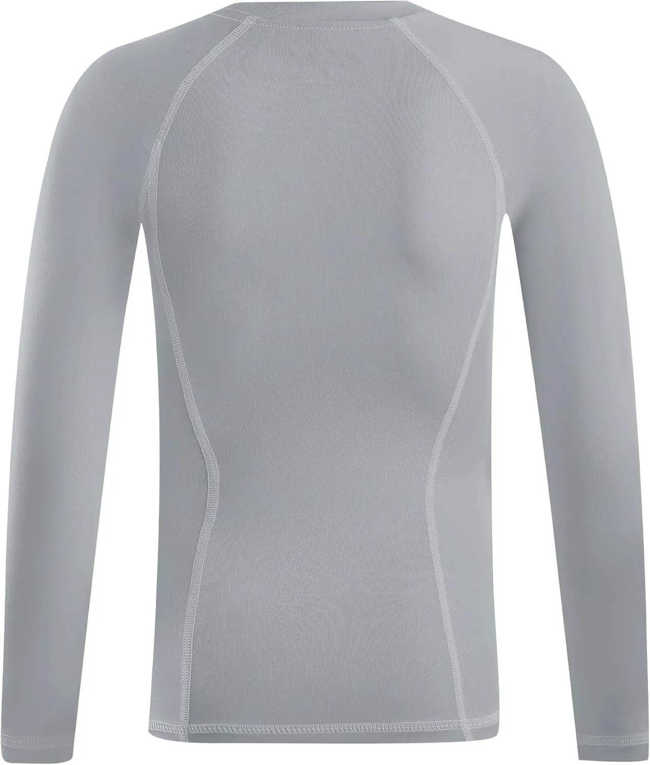 Runhit Boys Compression Shirt Kids Long Sleeve Athletic Undershirt Youth Quick Dry Base Layer for Football Baseball