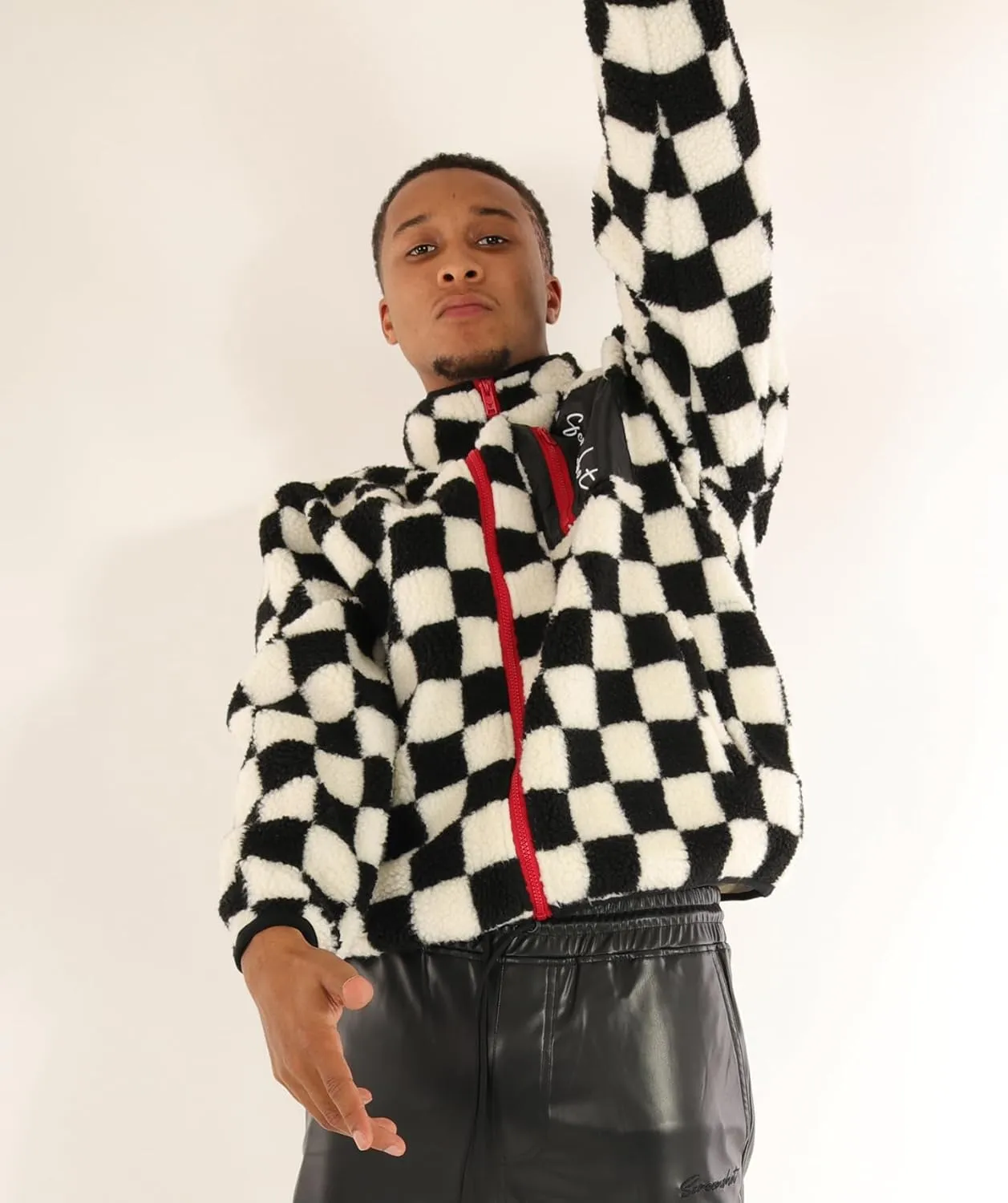 SCREENSHOT VARSITY JACKET 3202 Mens Streetwear Urban Padding Quilted Linning Heavy Fashion Jacket