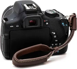 Signifier Wrist Camera Strap, Universal camera wrist strap, Rope Strap, Minimalist Travel Camera Accessories, DSLR & SLR, Dark Brown