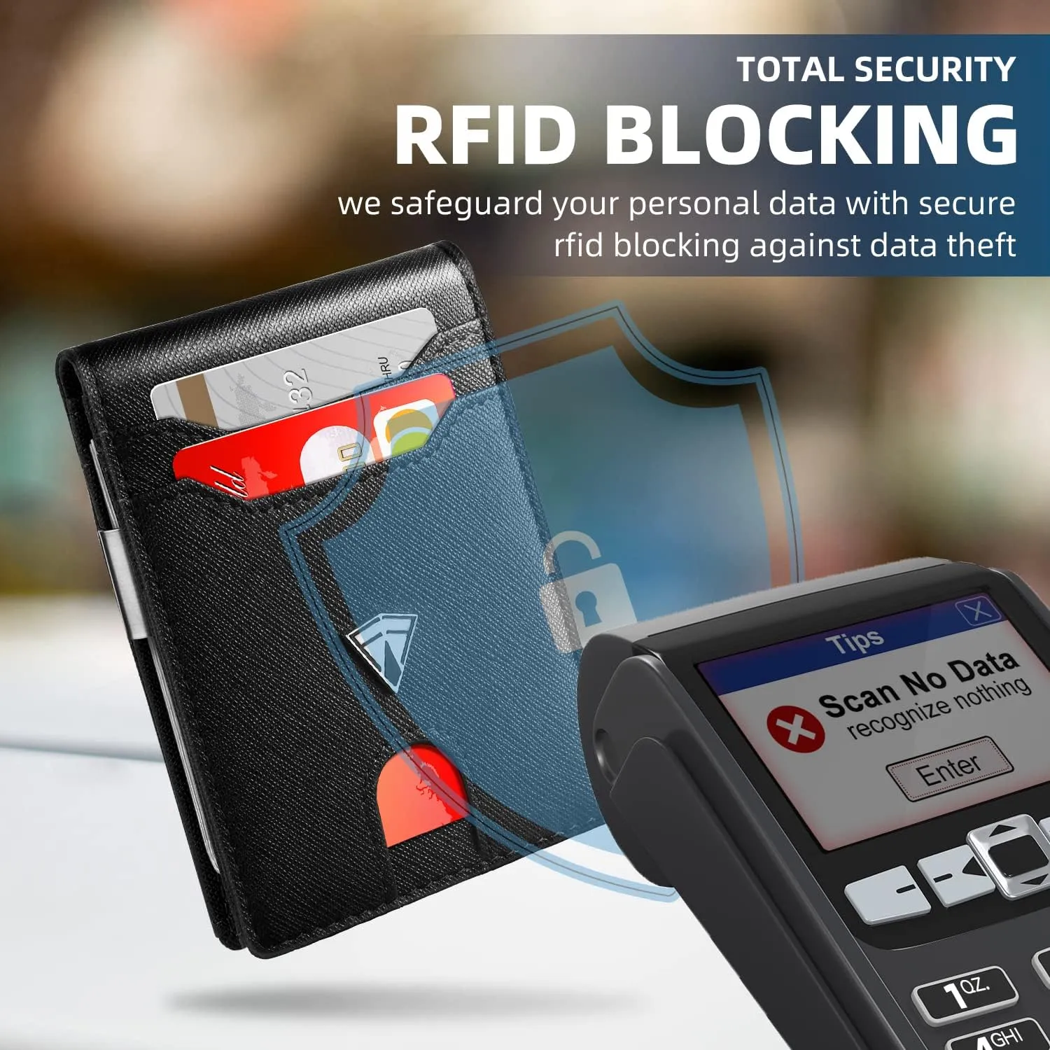 Slim Minimalist Front Pocket RFID Blocking Leather Wallets for Men and Women | Multiple Credit/Debit Card Holder | Thin Wallets for Boy Girl | Travel Friendly | Gifts For Him Her