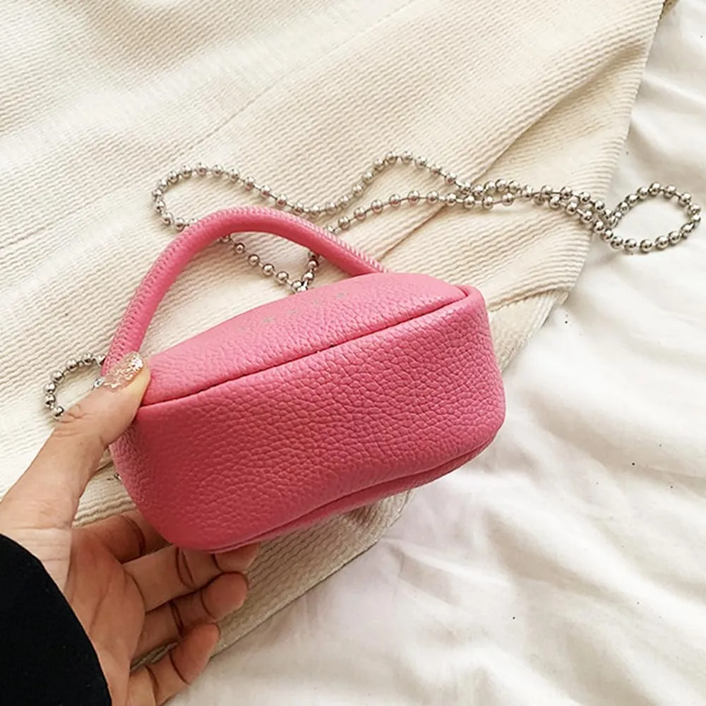 Small Handbag,Minimalist Retro Saddle Bag Chain Shoulder Bag, Casual Crossbody Bag Purse Wallet for Women Girl
