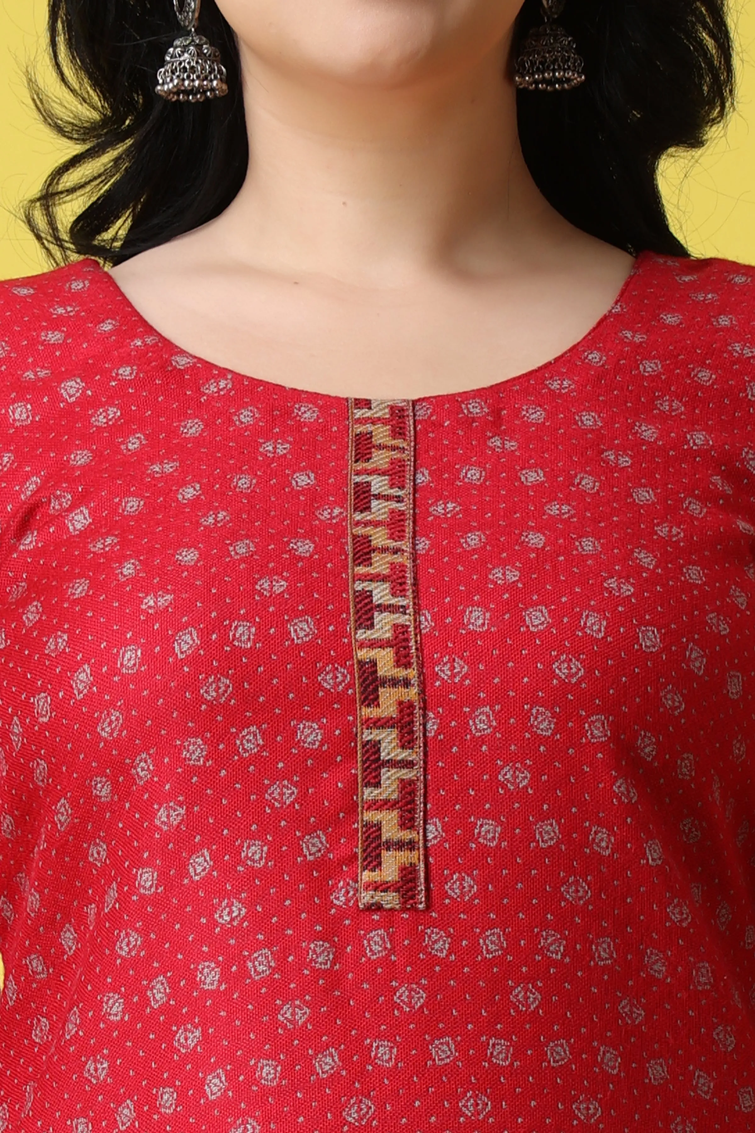 Spicy Touch Woollen Kurta Set