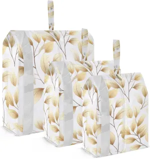 SPRIPORT Branch Golden Leaves 3 Set Compression Packing Cubes for Travel Lightweight Luggage Organizer Bags for Carry on Suitcase Travel Accessories for Man Woman Clothes Vacation