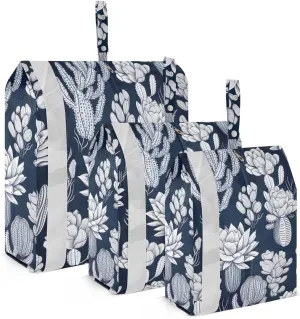 SPRIPORT Cactus Flower 3 Set Compression Packing Cubes for Travel Lightweight Luggage Organizer Bags for Carry on Suitcase Travel Cubes for Woman Man Vacation Clothes