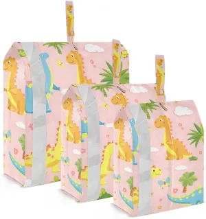 SPRIPORT Cartoon Dinosaurs 3 Set Compression Packing Cubes for Travel Lightweight Luggage Organizer Bags for Carry on Suitcase Luggage Cubes for Man Woman Clothes Vacation