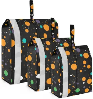 SPRIPORT Colorful Polka Dots Funny 3 Set Compression Packing Cubes for Travel Lightweight Luggage Organizer Bags for Carry on Suitcase Travel Essentials for Woman Man Clothes Vacation
