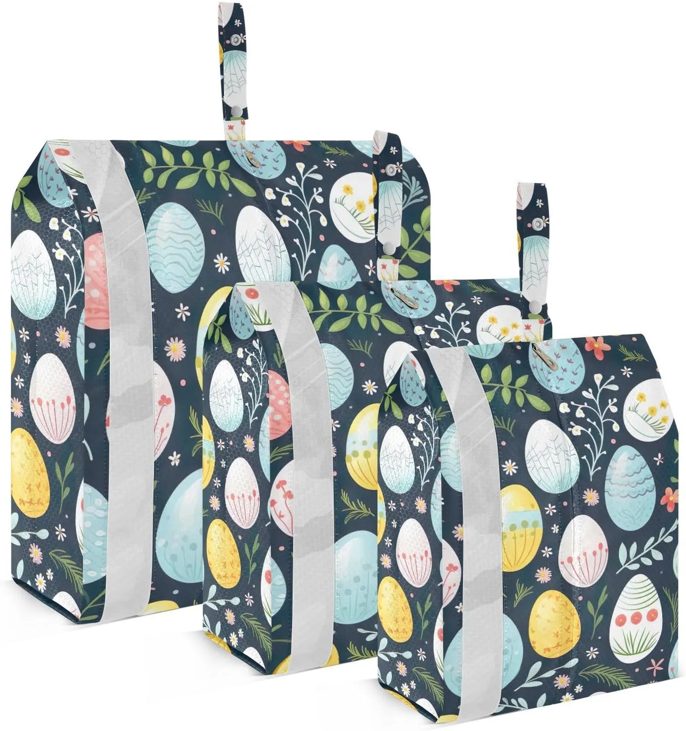 SPRIPORT Easter Eggs 3 Set Compression Packing Cubes for Travel Lightweight Luggage Organizer Bags for Carry on Suitcase Luggage Cubes for Vacation Man Woman Clothes