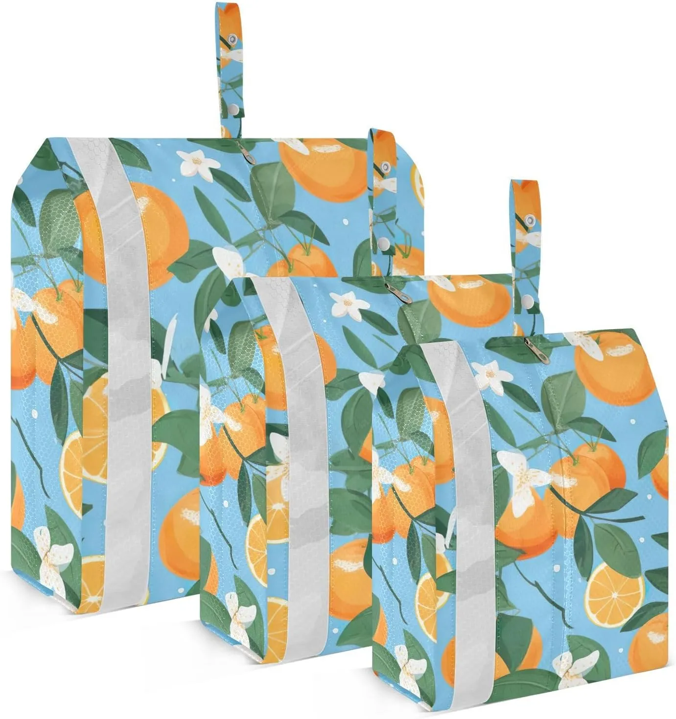 SPRIPORT Lemon Fruit Yellow 3 Set Compression Packing Cubes for Travel Lightweight Luggage Organizer Bags for Carry on Suitcase Travel Essentials for Vacation Woman Man Clothes