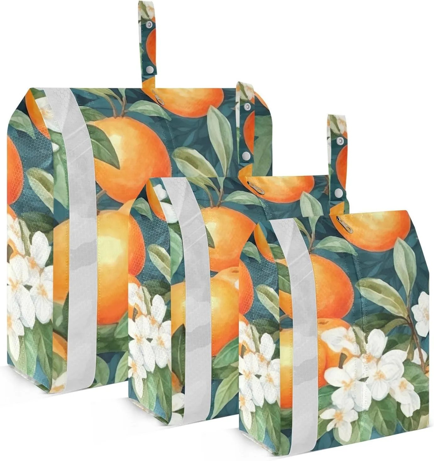 SPRIPORT Orange 3 Set Compression Packing Cubes for Travel Lightweight Luggage Organizer Bags for Carry on Suitcase Travel Accessories for Man Woman Vacation Clothes